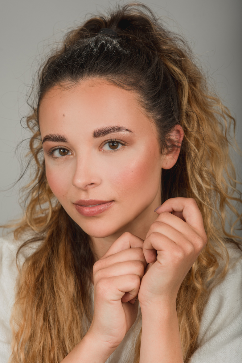 Beauty headshot za samopromocijo.