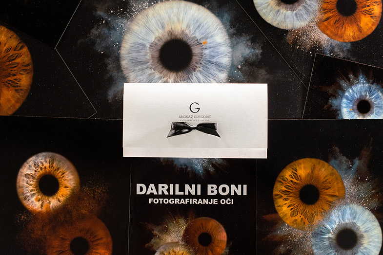 Darilni boni za fotografiranje oči – unikatno in osebno darilo